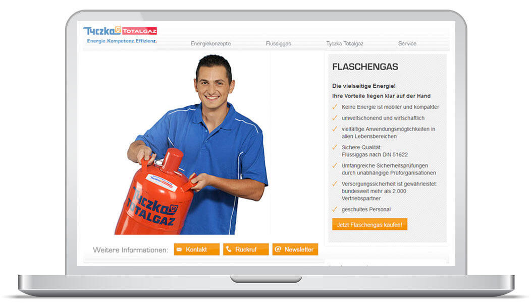 Tyczka-Totalgaz-GmbH-Landingpage-Flaschengas